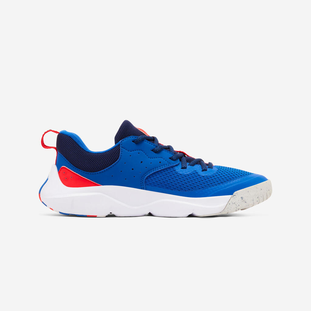 Chaussures multisport lacets légères enfant mixte, Playful Fast Bleu et rouge