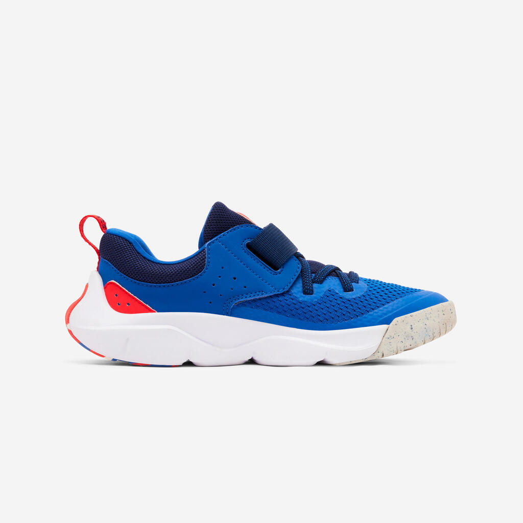 Chaussures à scratch et lacets élastiques légères enfant, Playful Fast Bleu