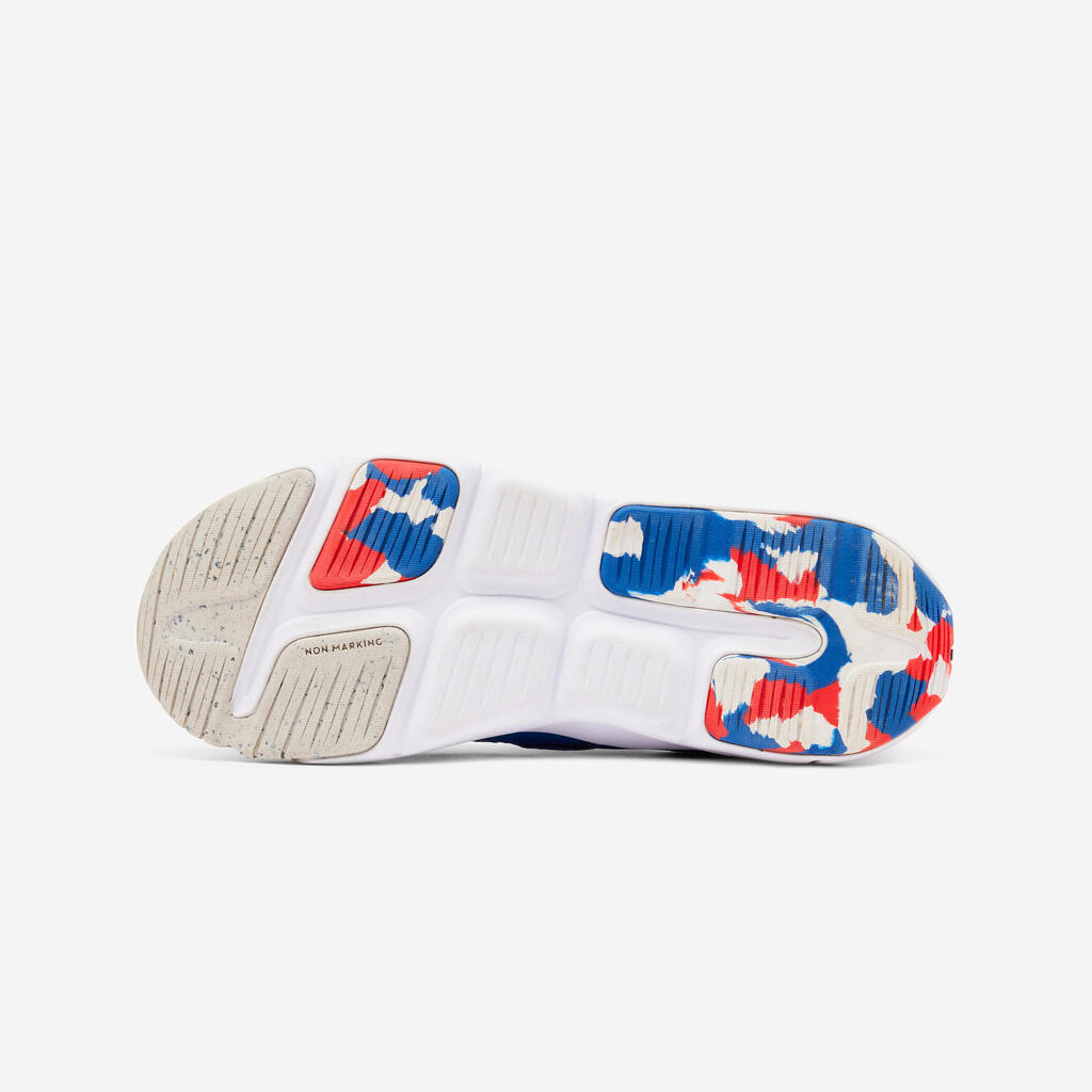 Chaussures à scratch et lacets élastiques légères enfant, Playful Fast Bleu
