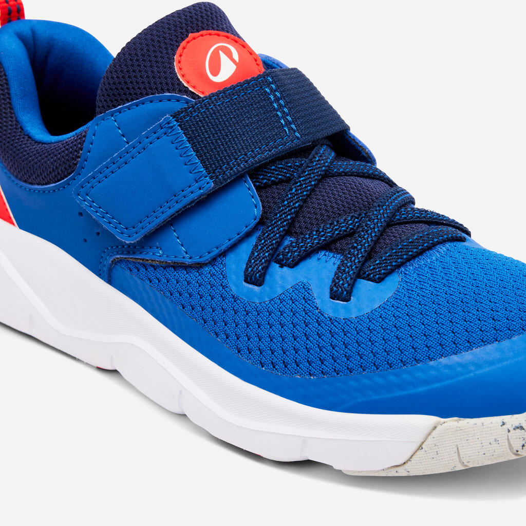 Chaussures à scratch et lacets élastiques légères enfant, Playful Fast Violet