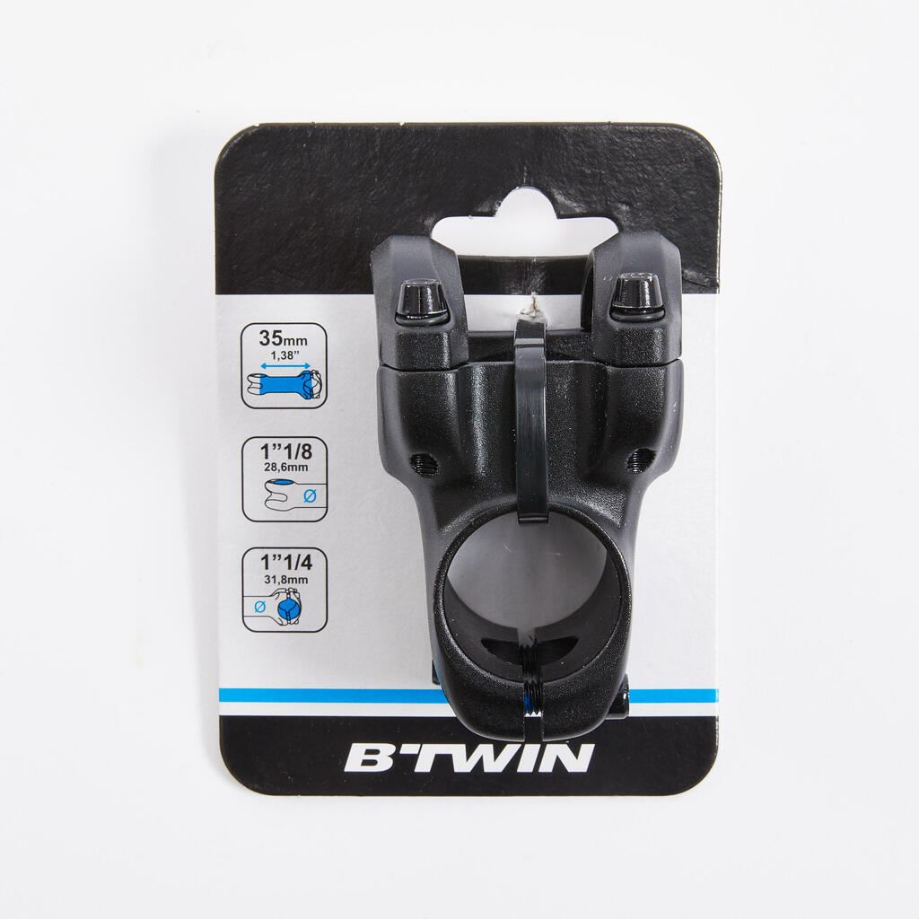 Btwin Oversize Bike Stem 35 mm (31.8 mm)