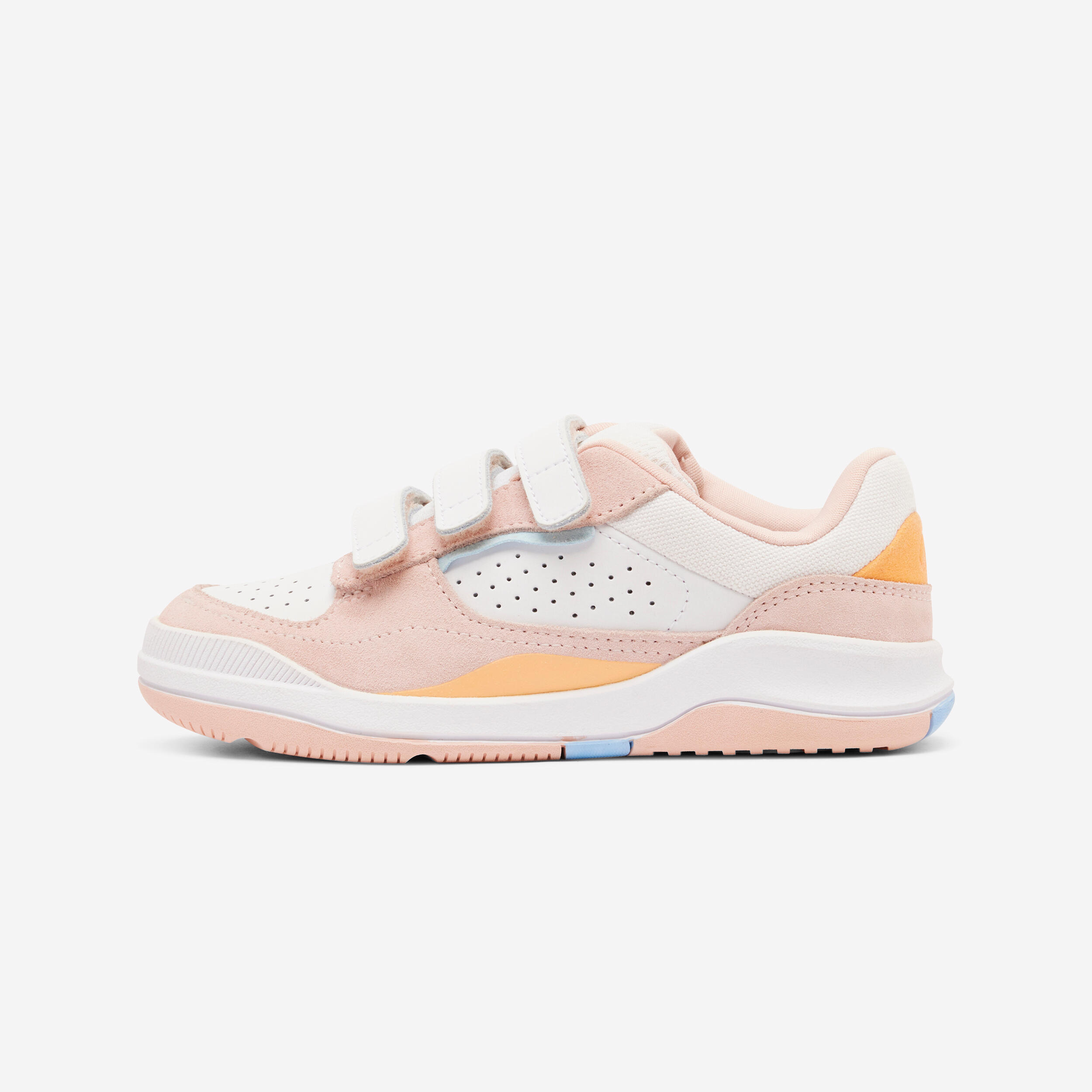 Decathlon - Chaussures À Scratch Enfant Blanche Rose - Playventure City - Baskets - Education Sportive Enfant - Rose - 29 - Decathlon