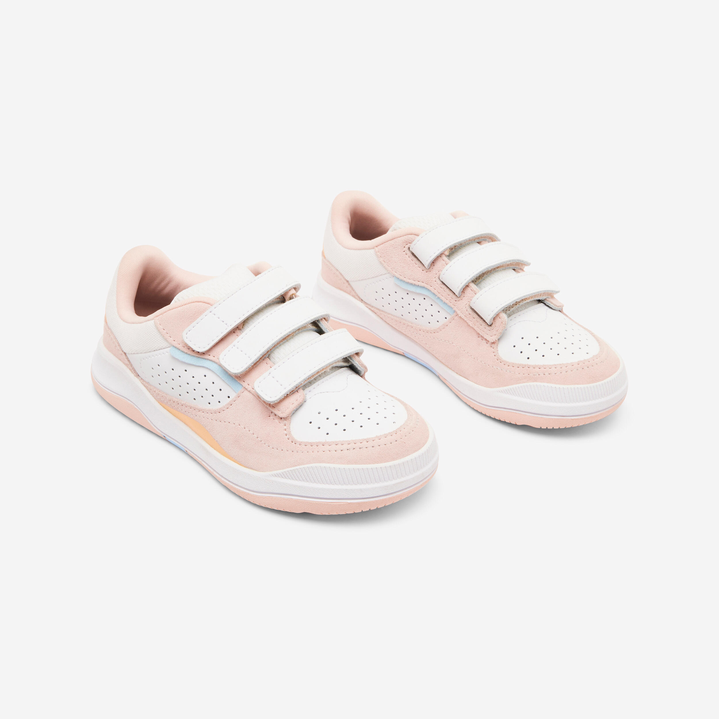 Kids' Lace-Up Shoes Playventure City - White/Pink 3/7