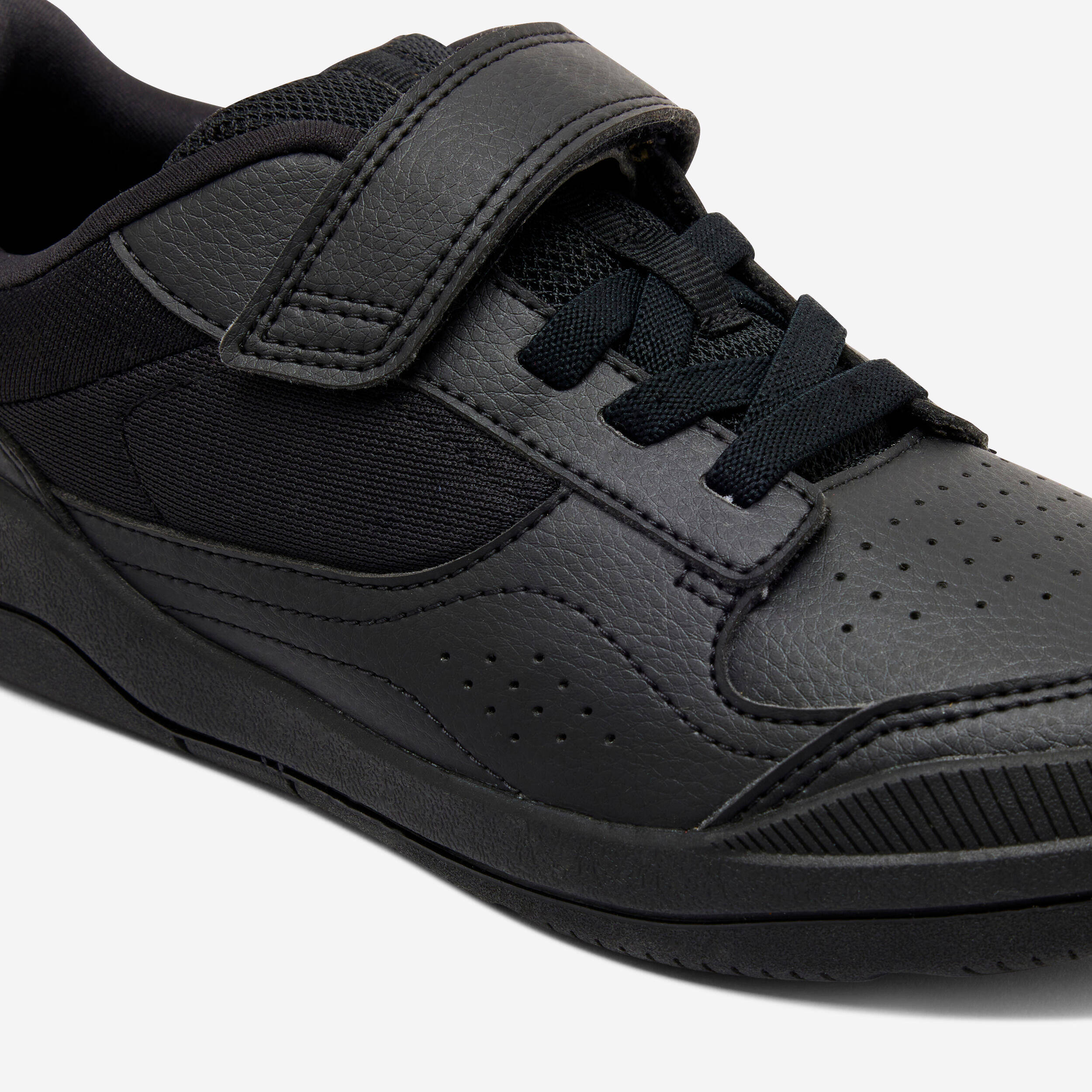 Kids' Unisex Hard-Wearing Multisport School Shoes Playventure Yard - Black -  4