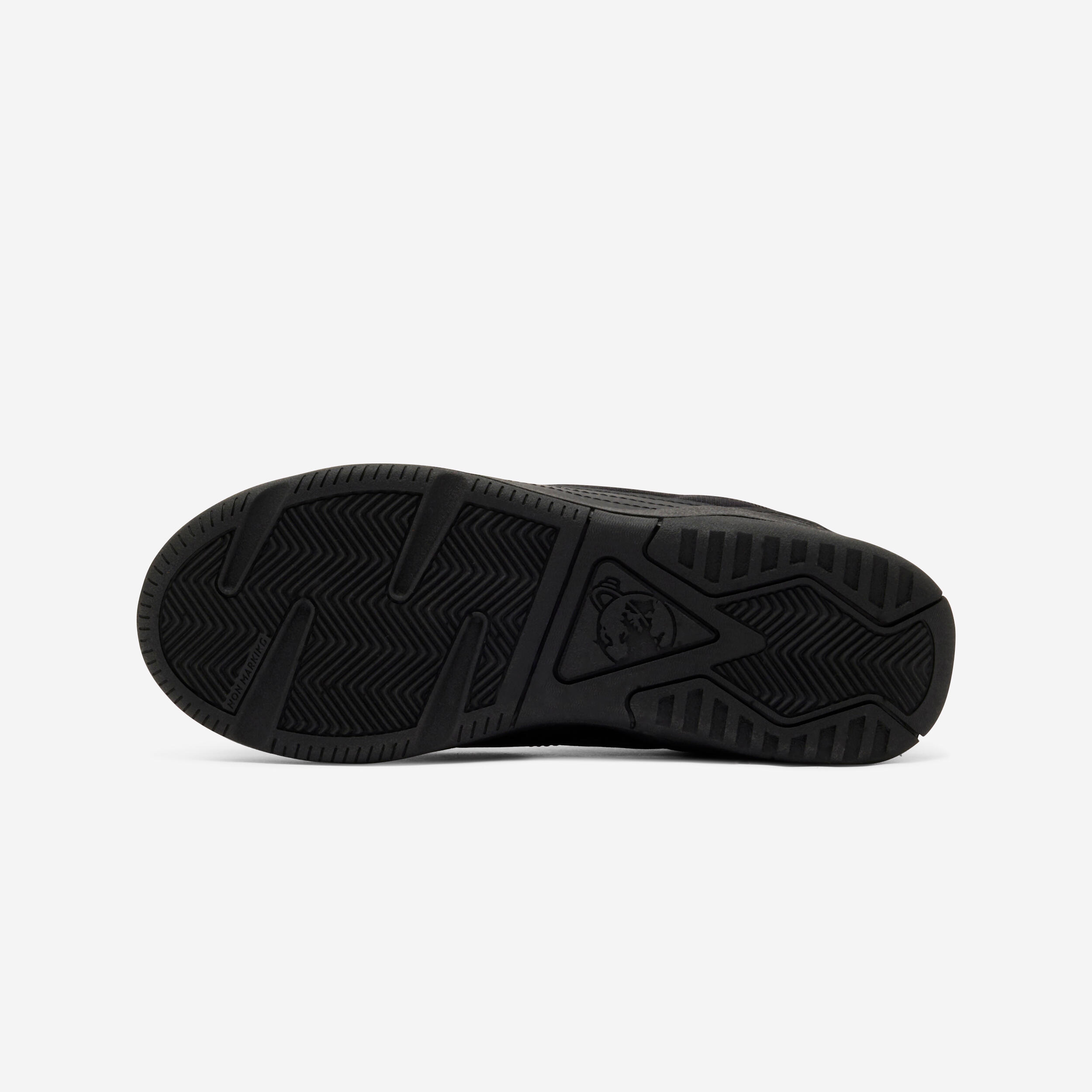 Kids' Unisex Hard-Wearing Multisport School Shoes Playventure Yard - Black