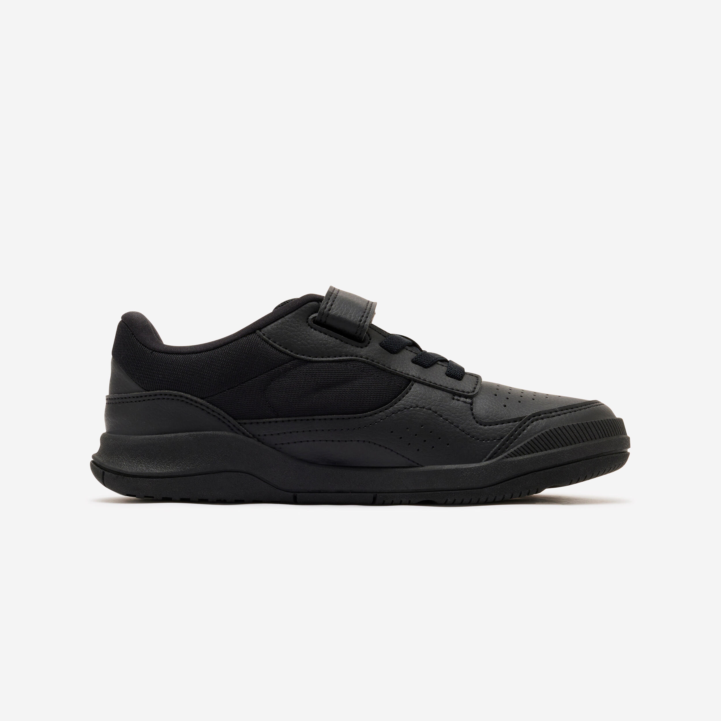 DECATHLON Zapatillas deportivas velcro Niños Playventure Yard negra del 28 al 39
