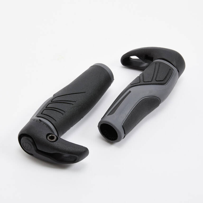 Ergonomic Bike Grips with Bar Ends