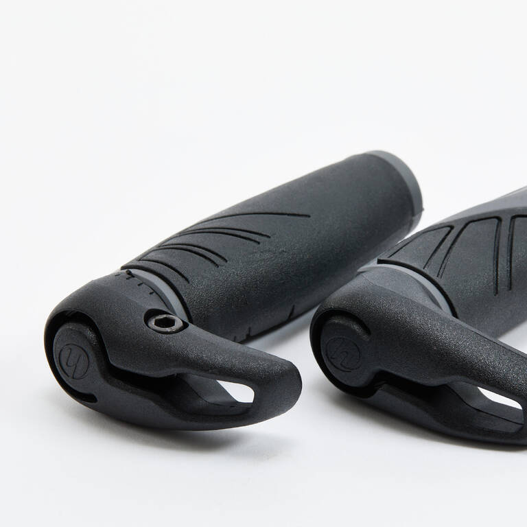 Ergonomic Bike Grips with Bar Ends