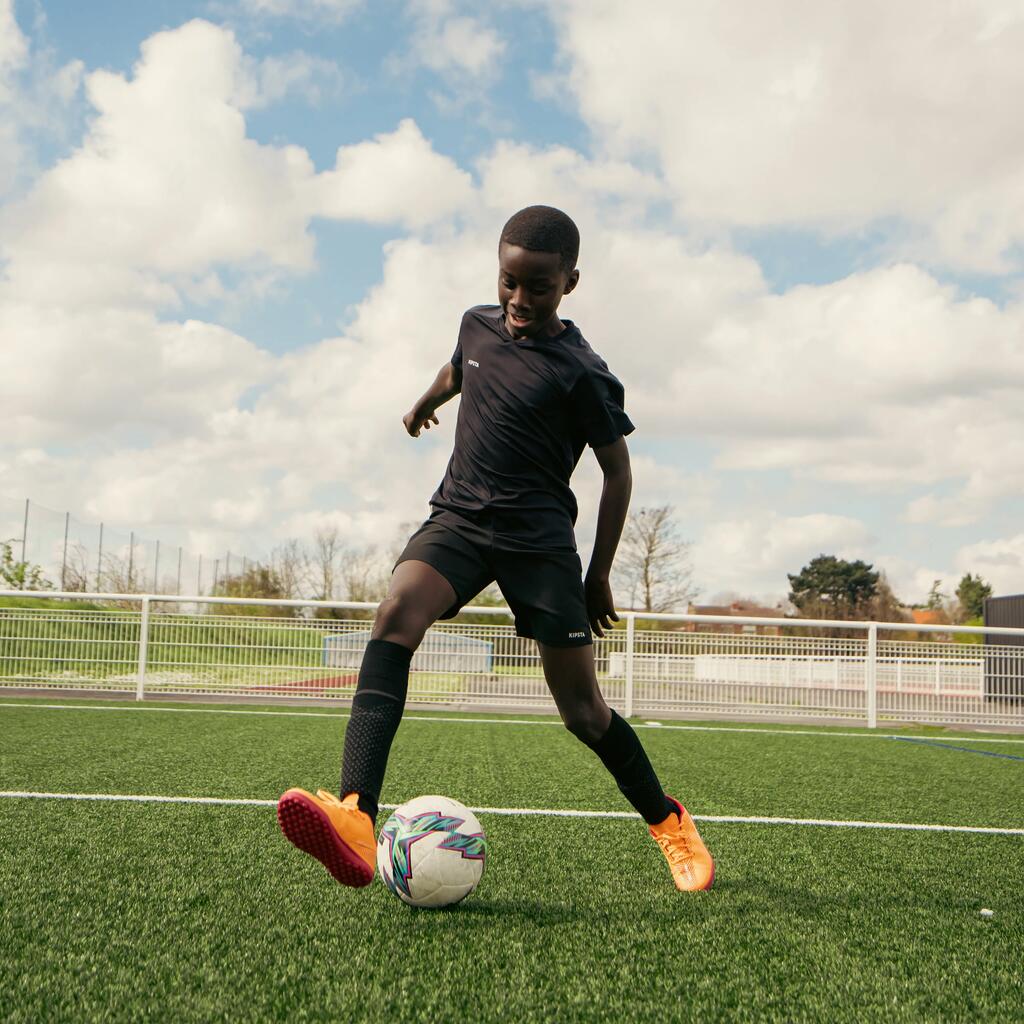 Kids' Football Socks Easy Pocket - Orange