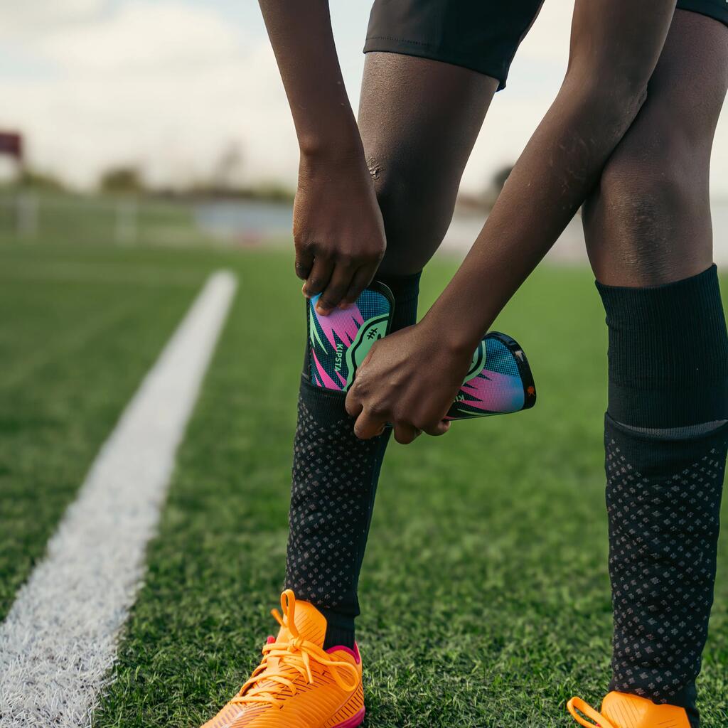 Kids' Football Socks Easy Pocket - Orange