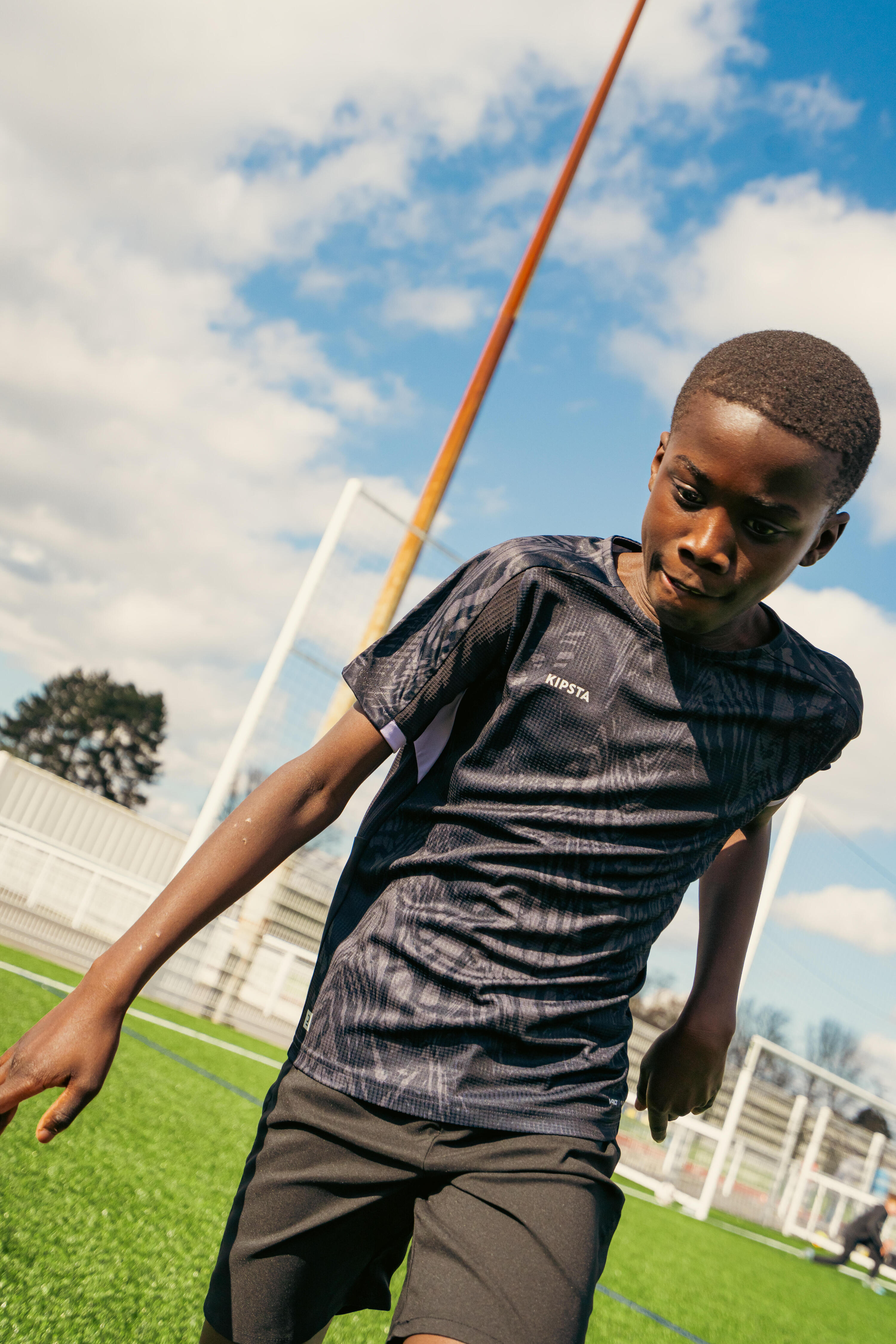 CHAUSSETTES DE FOOTBALL ENFANT EASY POCKET NOIRE 11/16