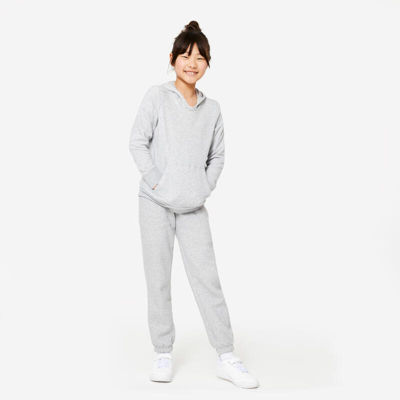 Sweat à capuche enfant, gris clair