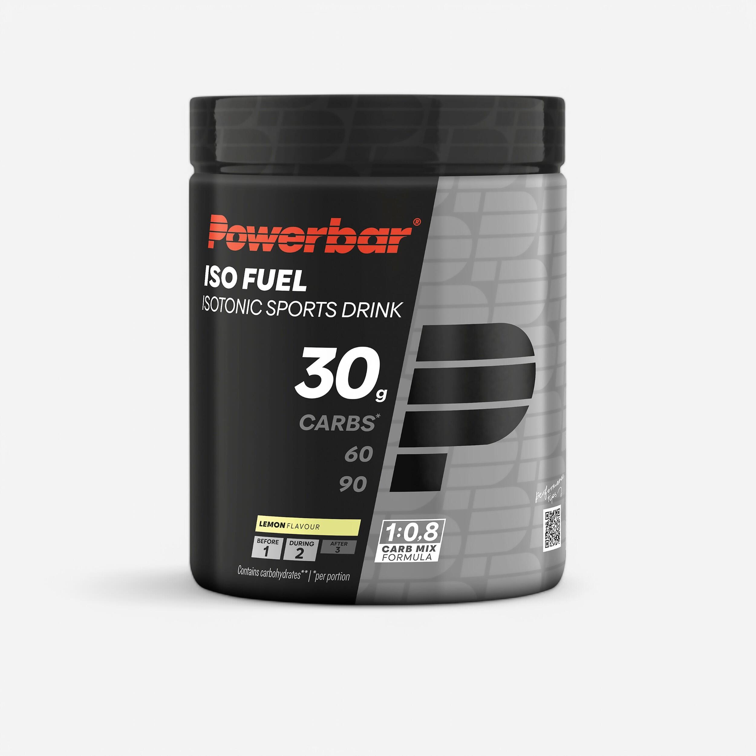 Bebida isotónica powerbar iso fuel 30 g limão