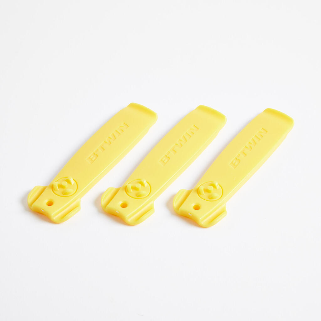 Pack of 3 Tyre Levers - Yellow