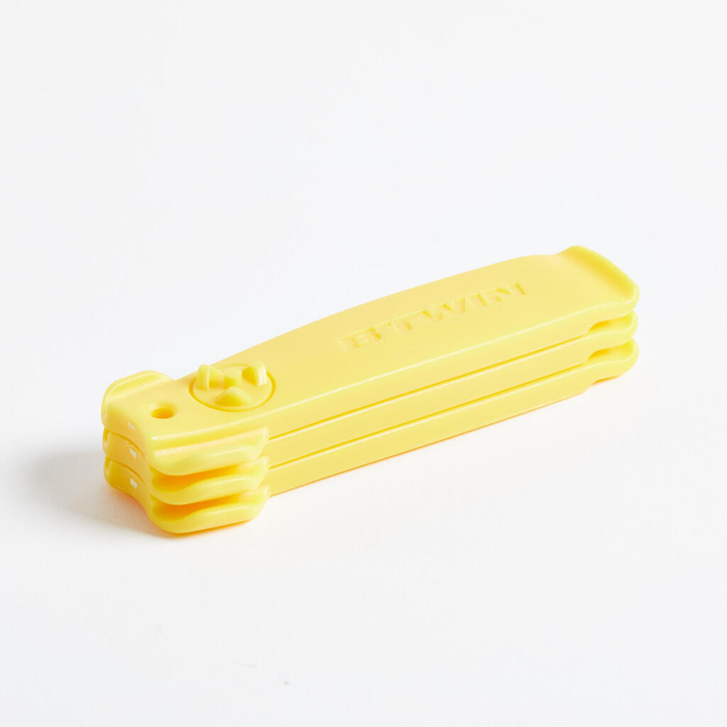 Pack of 3 Tyre Levers - Yellow