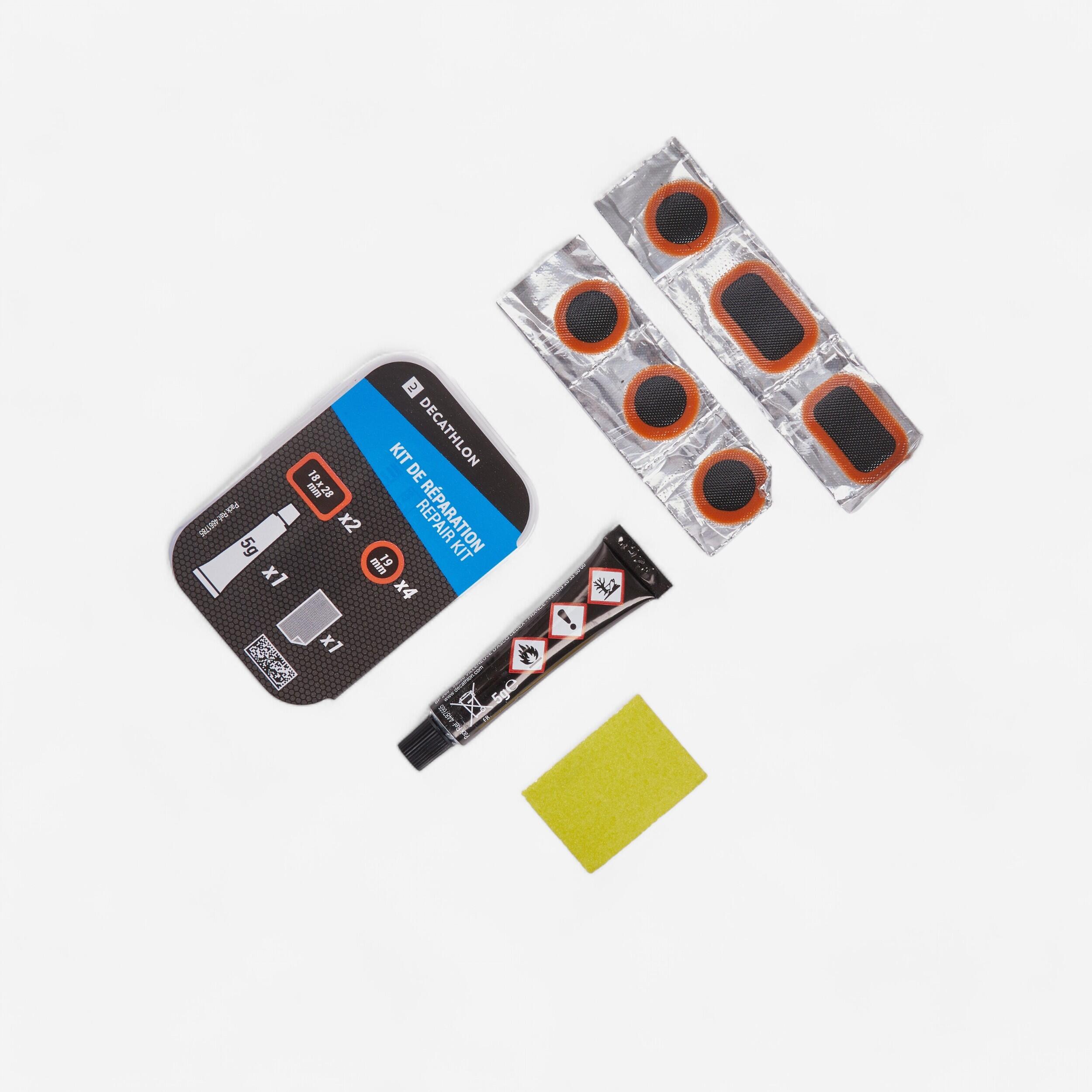 Decathlon - Kit De Patchs De Reparation Chambre A Air Velo - Kit De Réparation - Pneus/pieces/portage/rangement/electrifi - - Taille Unique - Decathlon