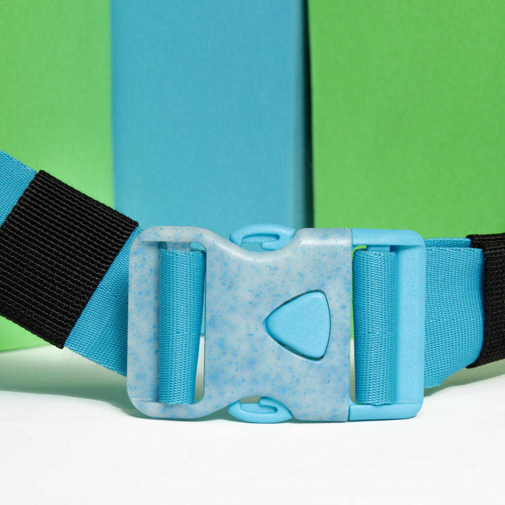 Swimming belt 15-60 kg with blue green foam floats