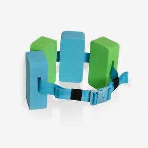 Cinturón Natación Niños 15-60 kg Azul-Verde Bloques Espuma