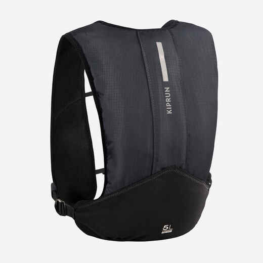 
      SAC TRAIL RUNNING 5L MIXTE NOIR - VENDU AVEC POCHE A EAU 1L
  