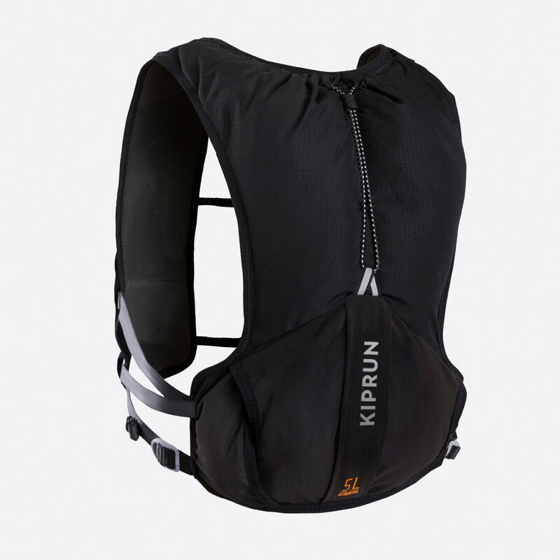 Laufrucksack 5 l inkl. 1-l-Trinkblase Trailrunning - schwarz