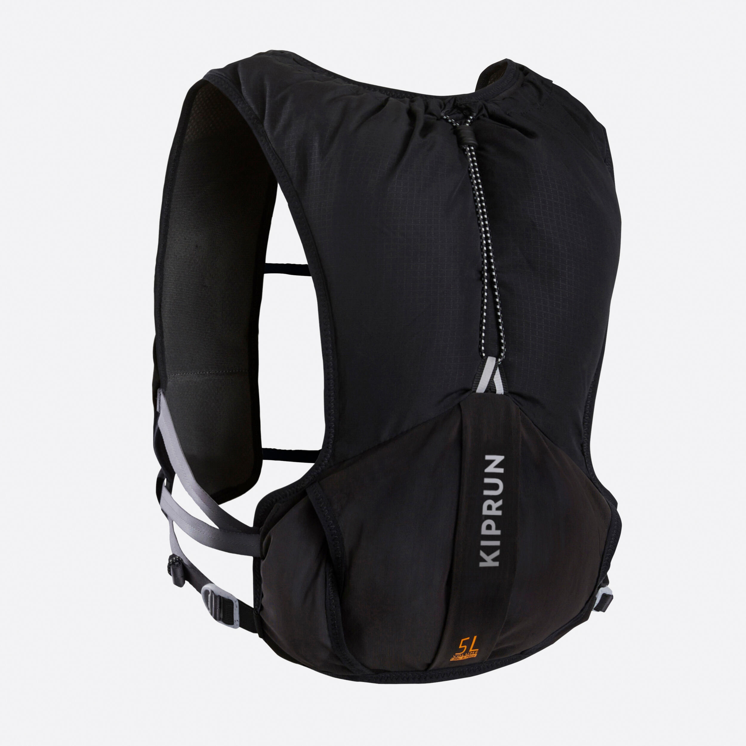 BORSA DA TRAIL RUNNING NERA DA 5 L - VENDUTA CON SACCA IDRICA DA 1 L