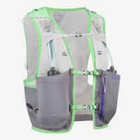 8L WOMEN'S TRAIL RUNNING BAG - MINT GREEN - SOLD WITH 2 500ML FLASKS