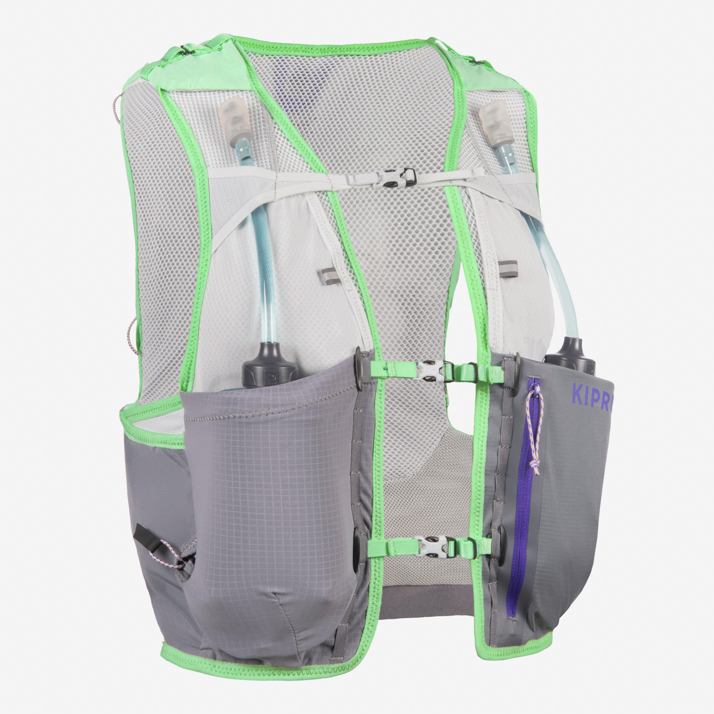 8L WOMEN'S TRAIL RUNNING BAG - MINT GREEN - SOLD WITH 2 500ML FLASKS 2/10