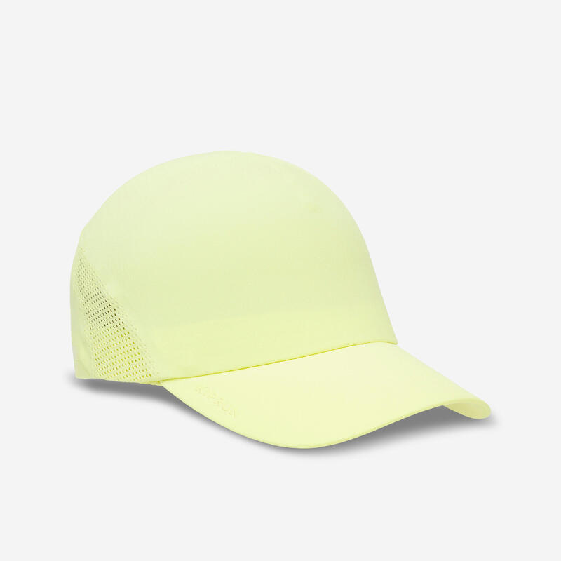 Cappellino running adulto unisex regolabile giallo