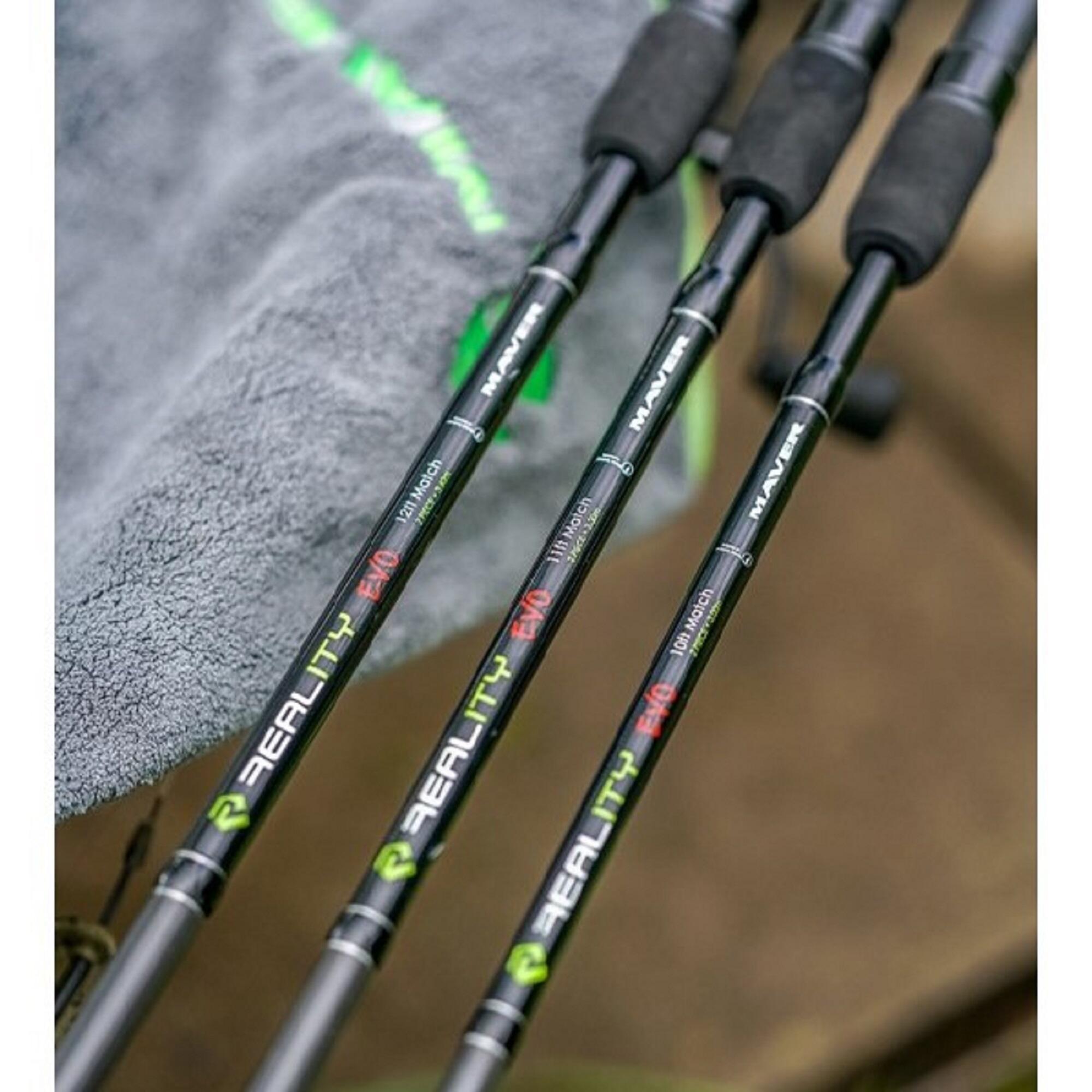 Canne Maver REALITY FEEDER 9 Pieds 2 Brins 20g - Avec 2 Scions Carbone