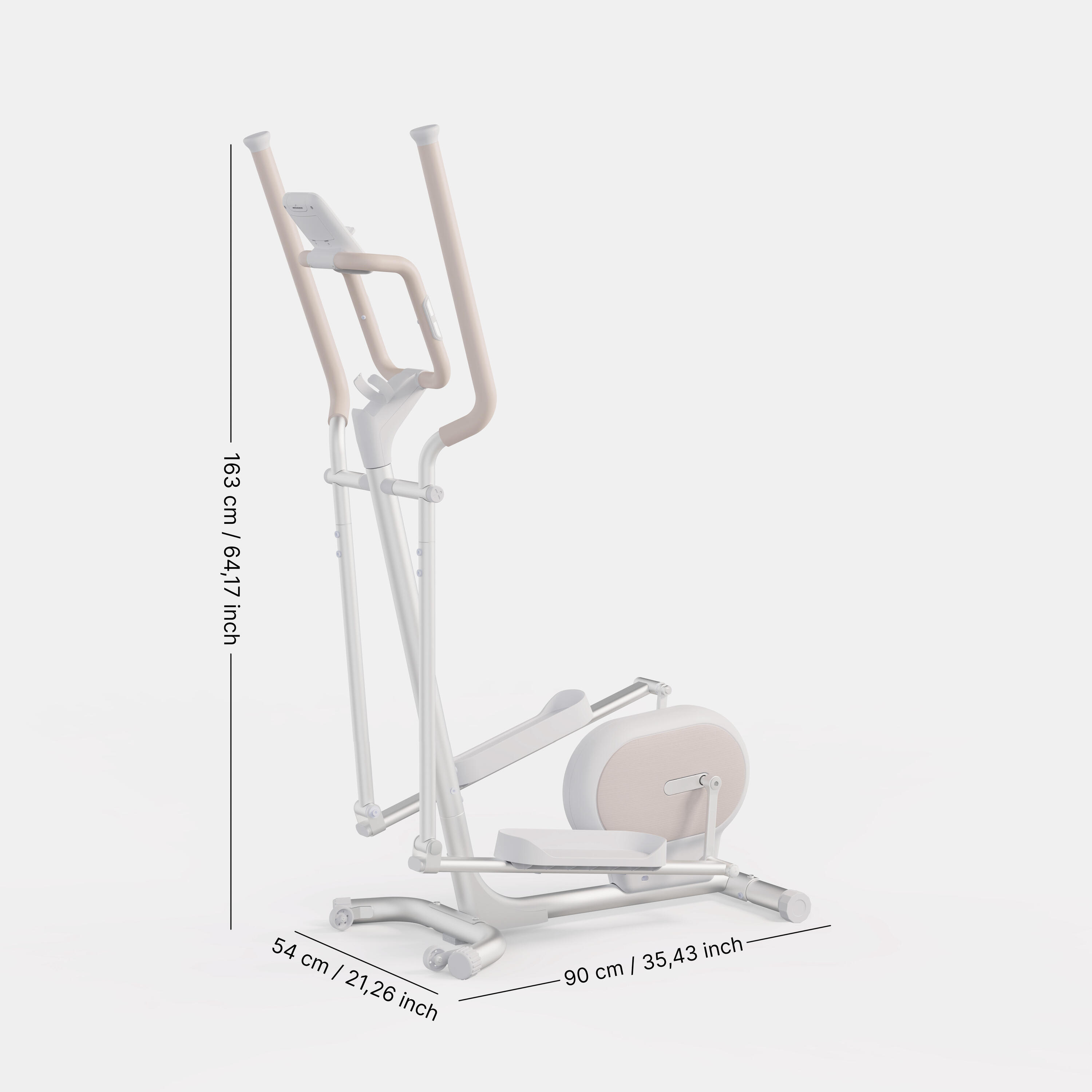 Bicicleta Elíptica Initial Elliptical 300 Autoalimentada DOMYOS