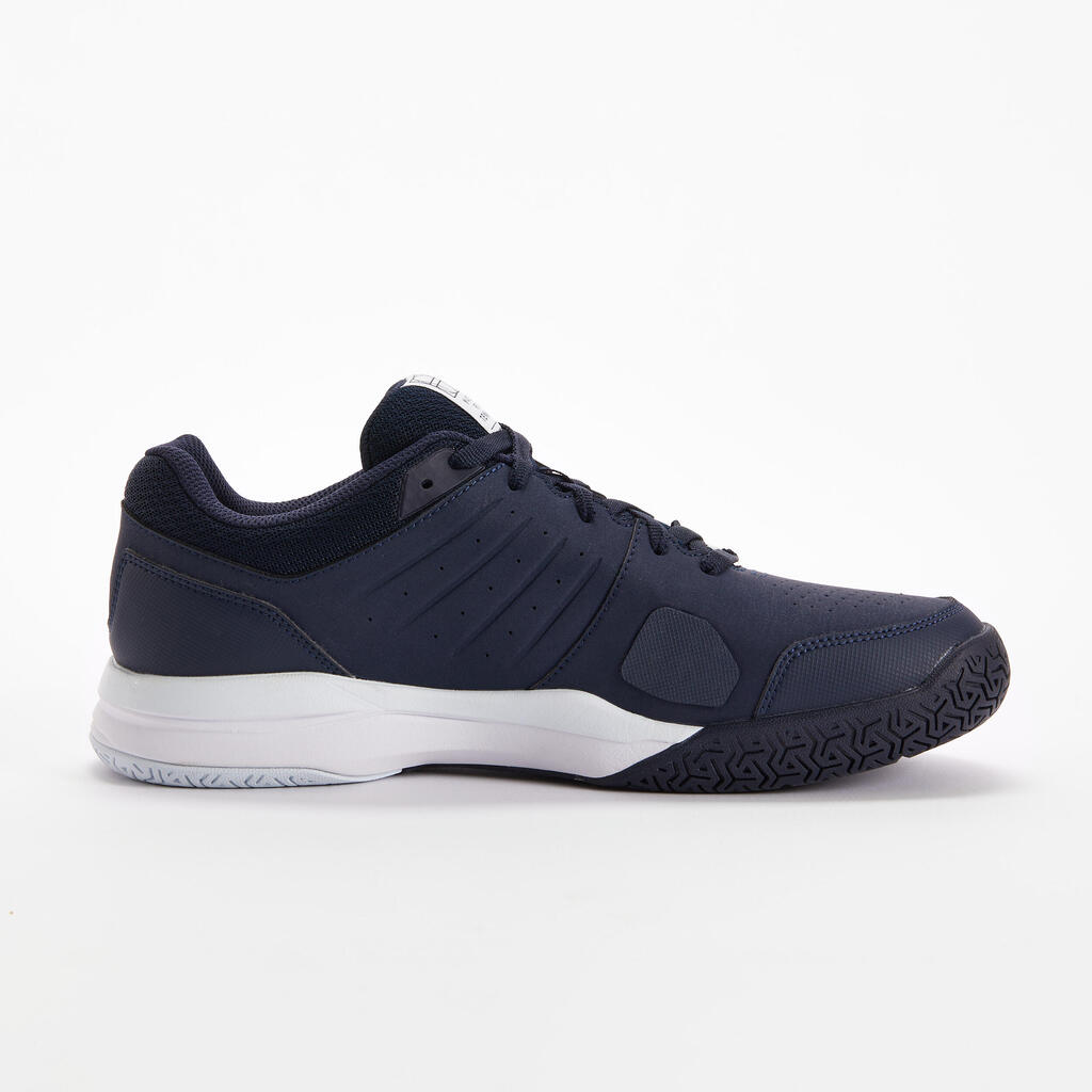 CHAUSSURES DE TENNIS HOMME TS500 BLEUE BLANC GLACIER MULTI COURT
