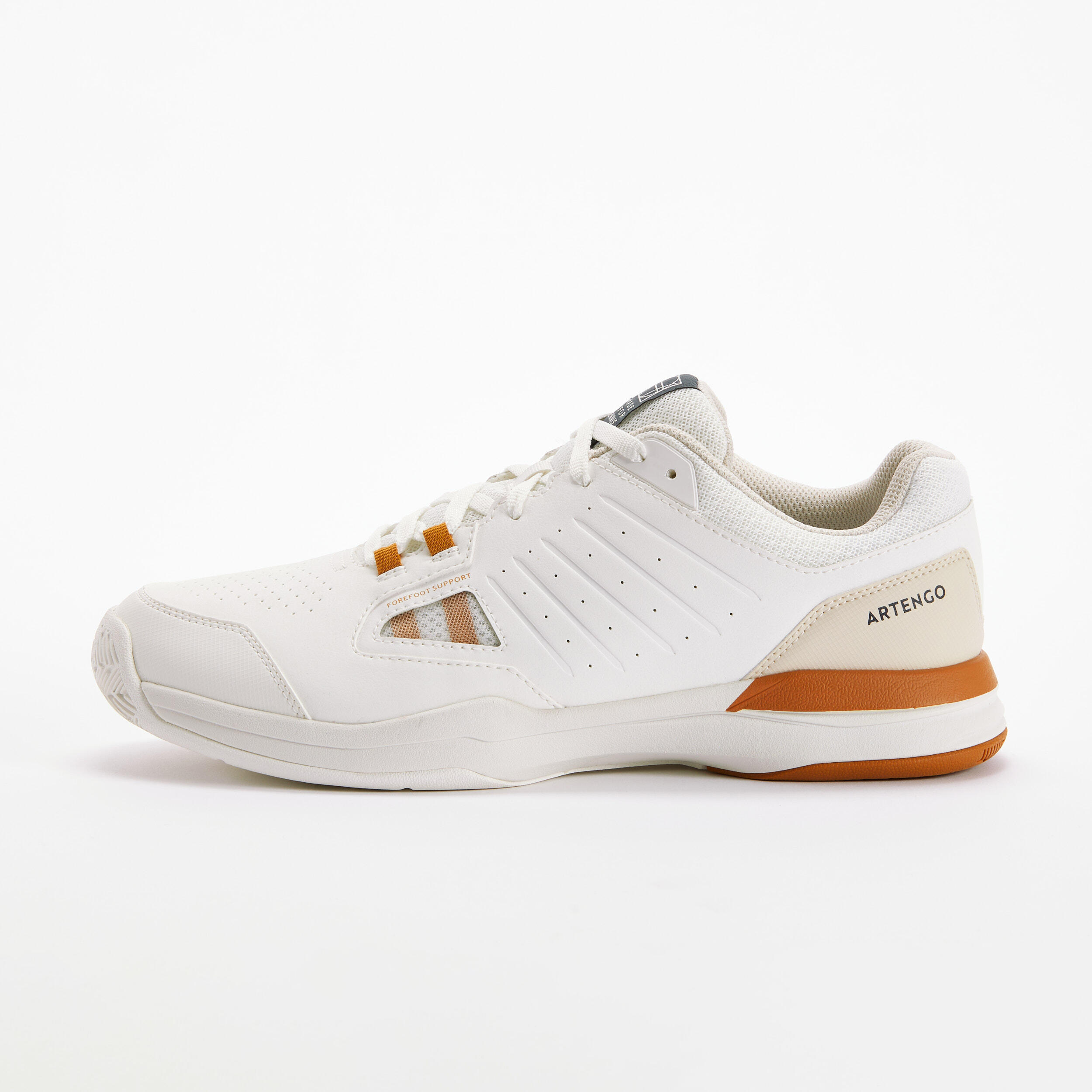 TENNIS SHOES MEN TS500 WHITE CASSE MULTI COURT