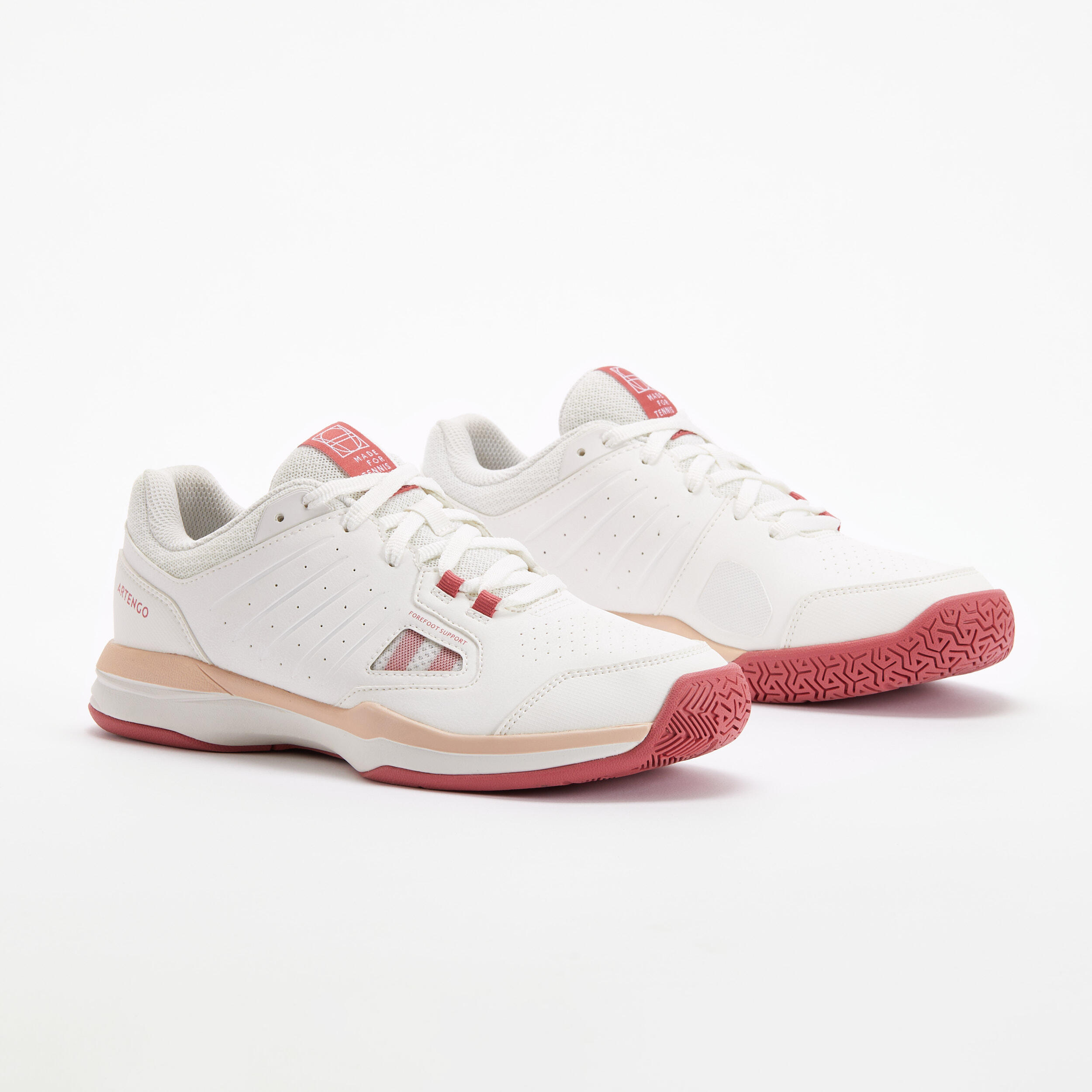 Tenis para jugar tenis Mujer Artengo TS500 blanco
