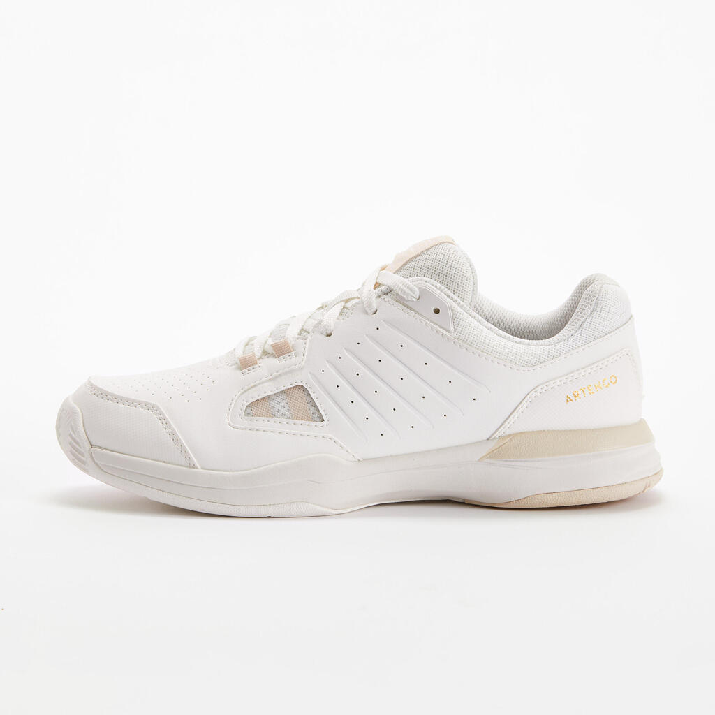 Women's Clay Court Tennis Shoes TS500 - Magnolia White