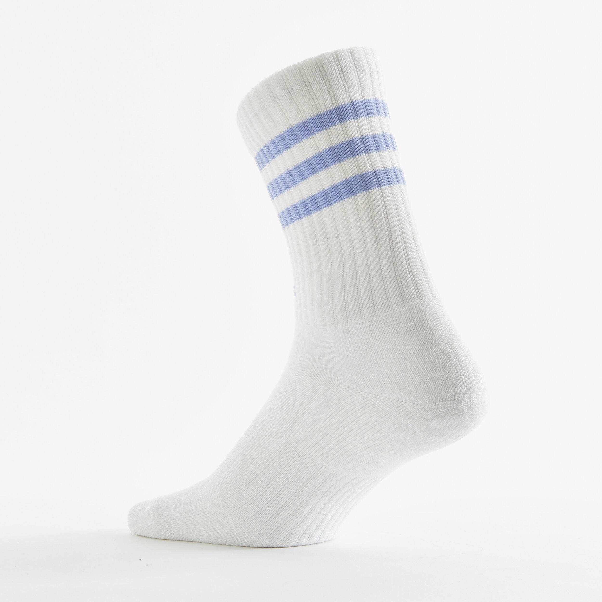 High Sports Socks Tri-Pack - Green/Pink Stripes 5/8