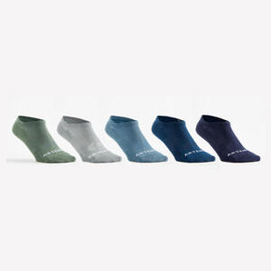 Calcetines cortos de tenis niños RS160 Varios colores Lote de 5 pares.