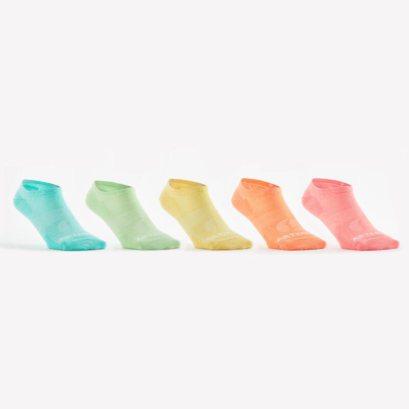SET 5 PERECHI ȘOSETE SPORT SCURTE RS 160 BEJ MARO MULTICOLOR