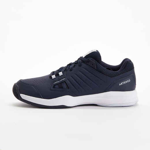 
      CHAUSSURES DE TENNIS HOMME TS500 BLEUE BLANC GLACIER MULTI COURT
  