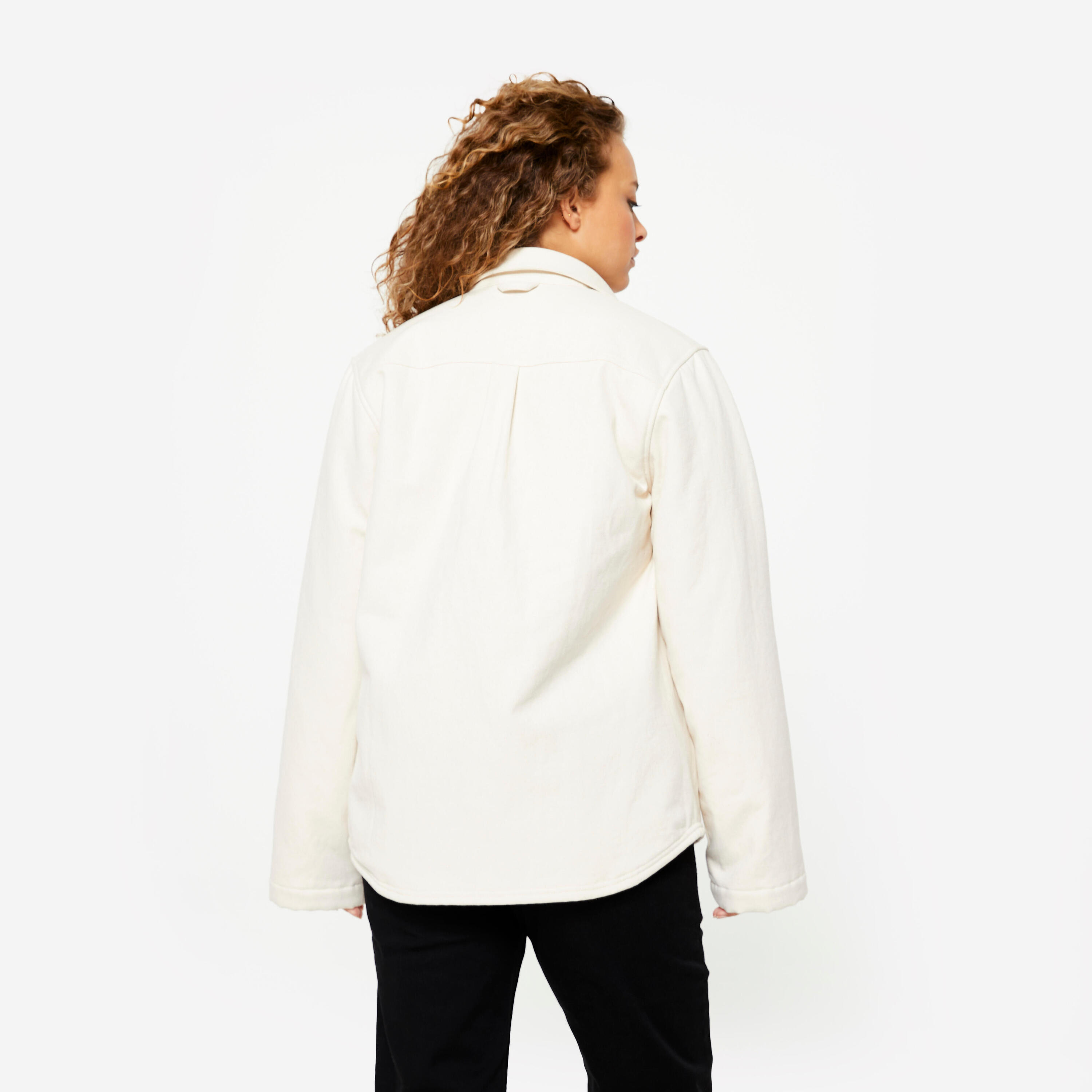 Chaqueta cálida de skateboard colección roos zwetsloot beige, sin teñir 6/10