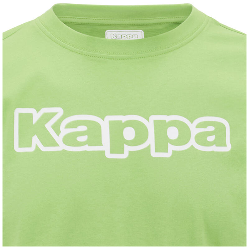 T-shirt uomo Kappa 100% cotone Colore Verde