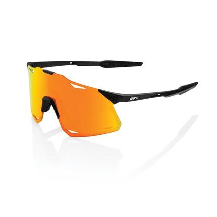 Sonnenbrille - hypercraft glänzend schwarz, Hiper red Mehrschicht-Spiegelscheibe