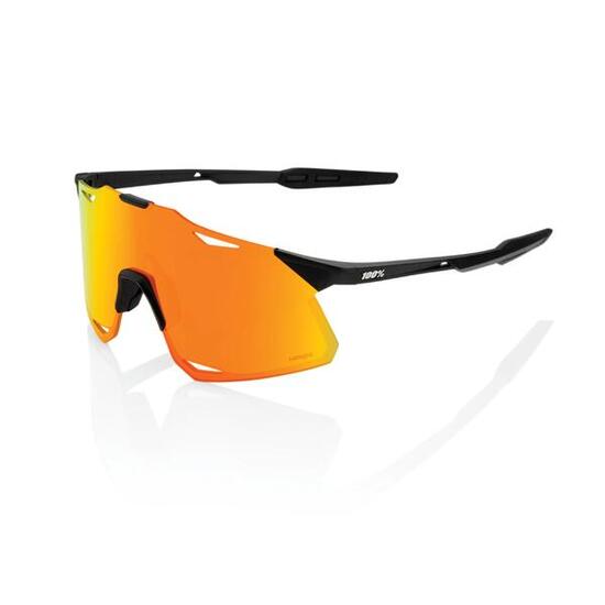 Sonnenbrille - hypercraft glänzend schwarz, Hiper red Mehrschicht-Spiegelscheibe