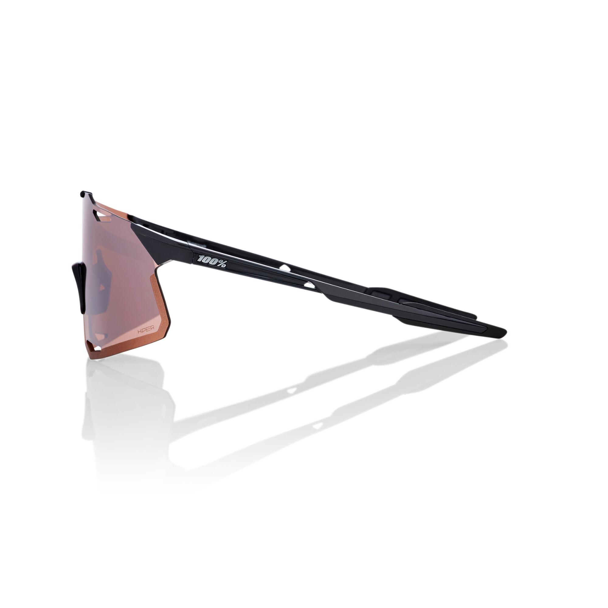 Sunglasses Hypercraft Gloss Black HiPER Silver Mirror Lens 3/3