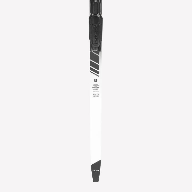 Běžky na bruslení Inovik 500 pro s Ficher vázáním Compact Step In pro dospělé.
