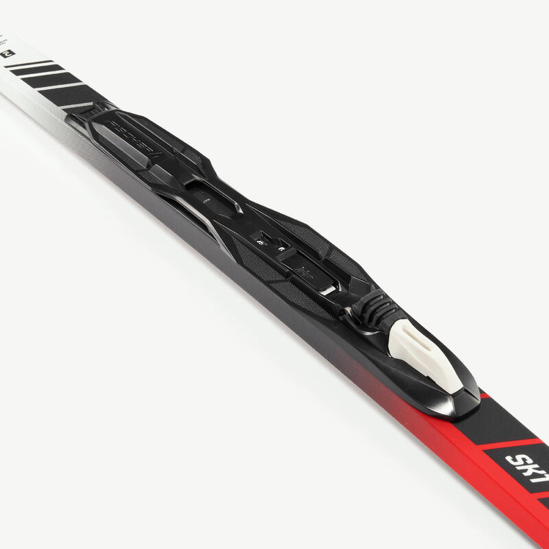 Běžky na bruslení Inovik 500 pro s Ficher vázáním Compact Step In pro dospělé.