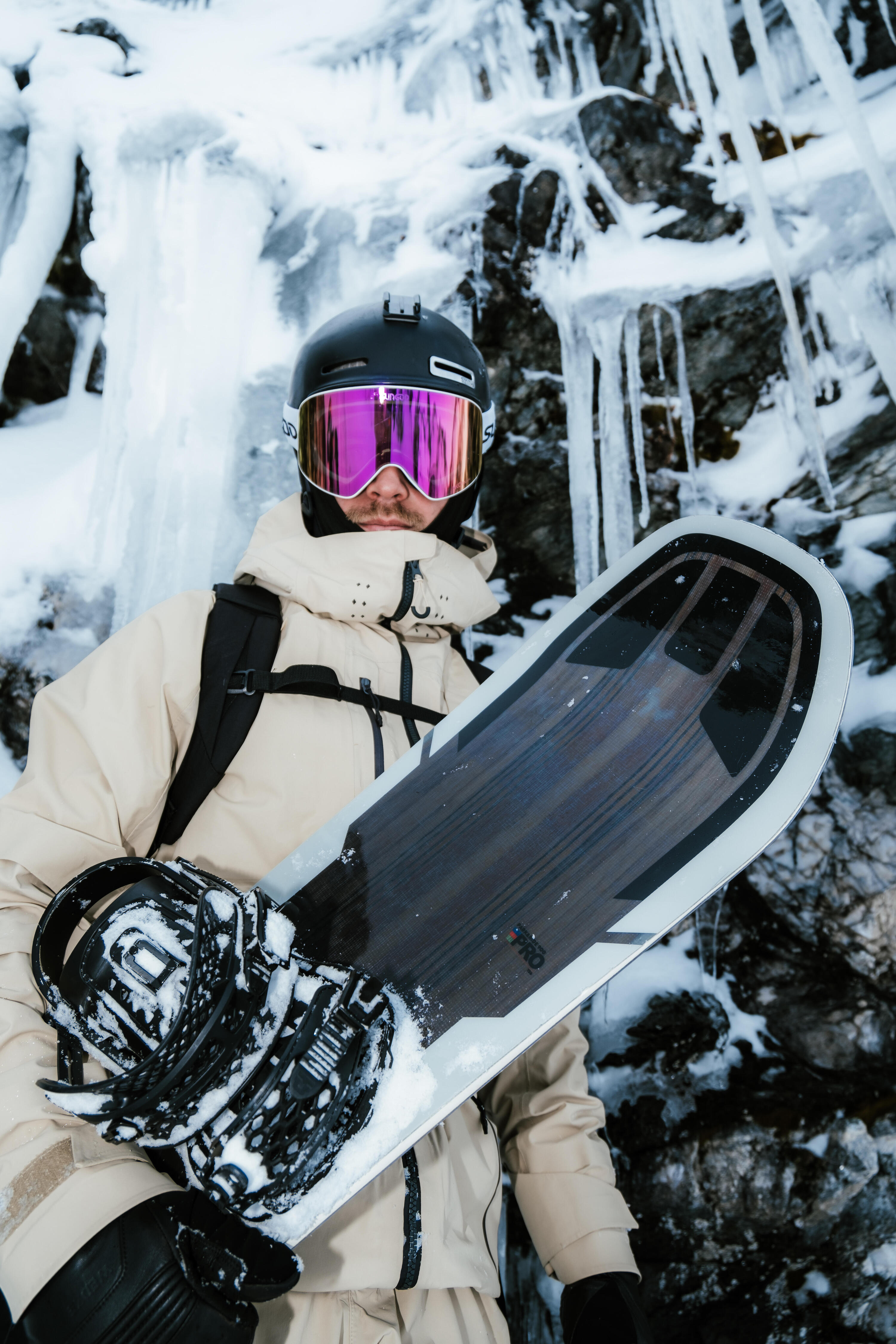 Planche de snowboard all mountain freeride backcountry adulte, park&ride 900 pro 9/21