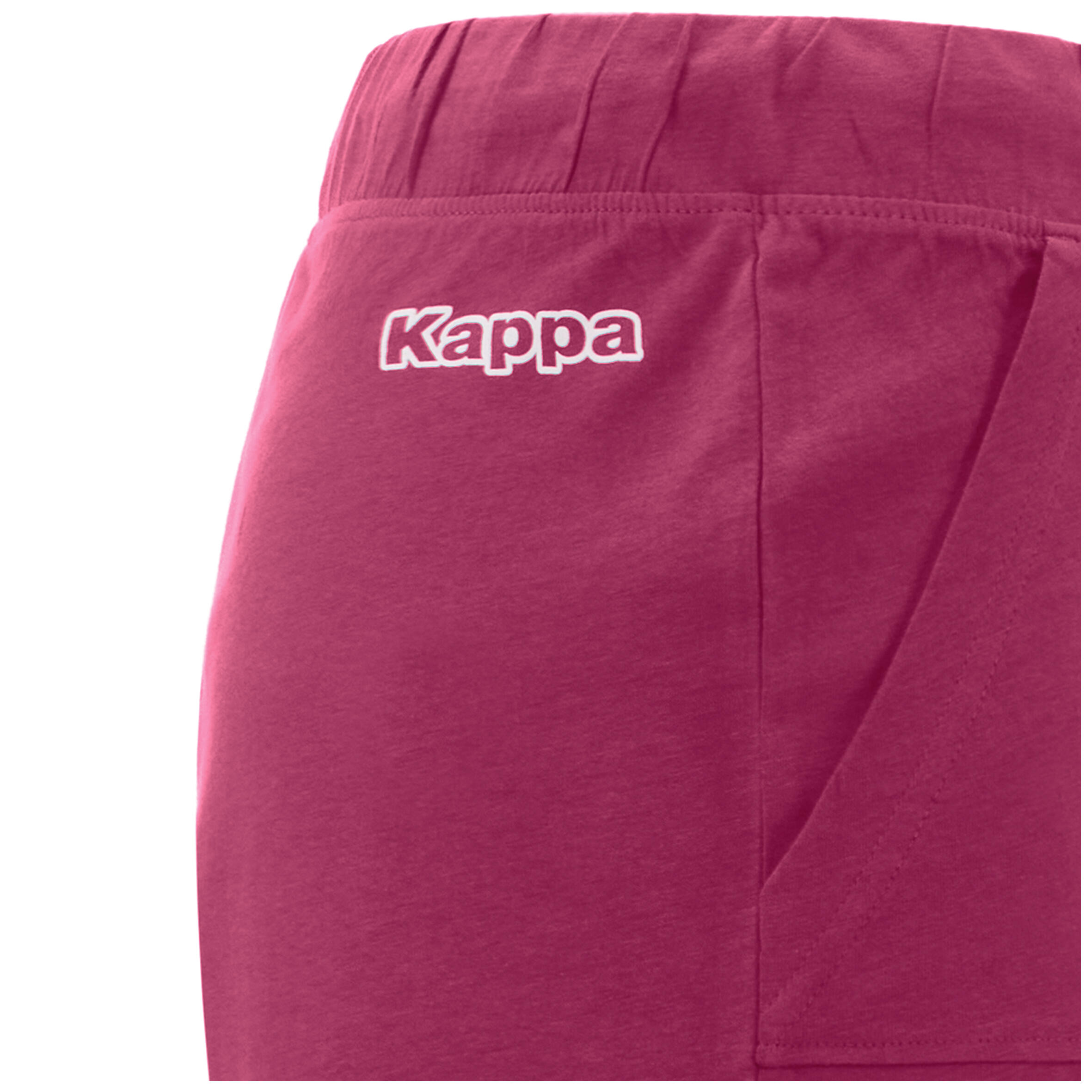 Short bambina Kappa 100% cotone Fuchsia Bright Rose 6/6