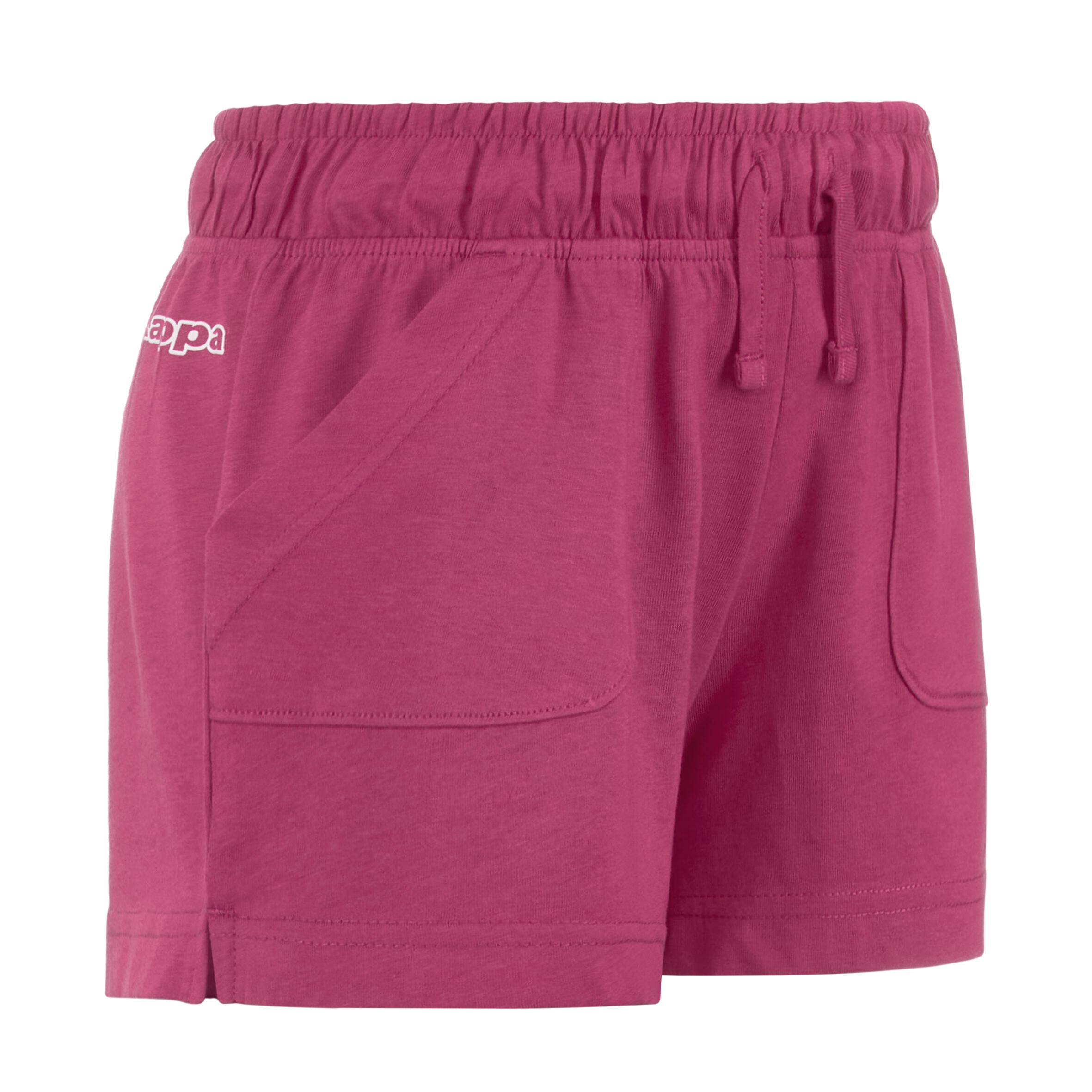 Short bambina Kappa 100% cotone Fuchsia Bright Rose 2/6