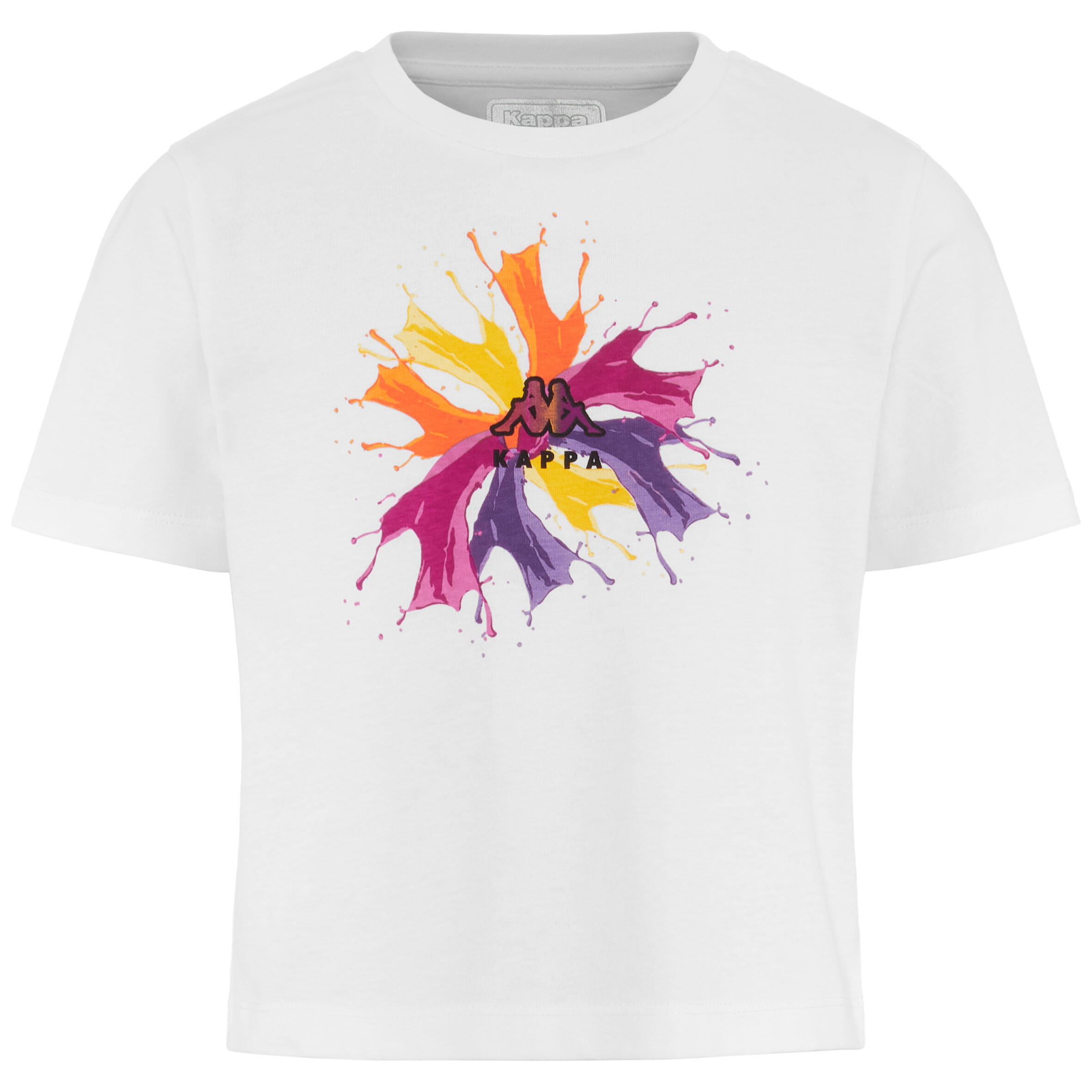 T shirt bambina Kappa 100 cotone bianca KAPPA Decathlon