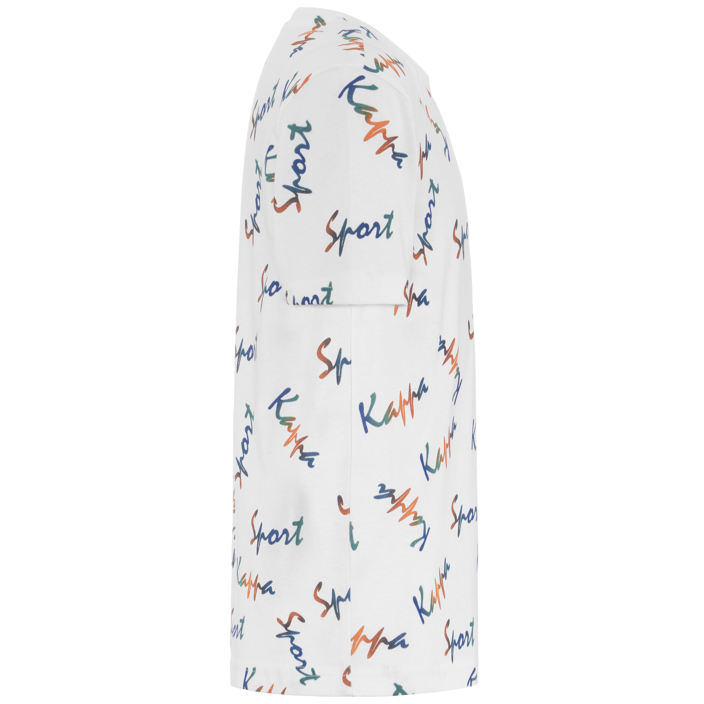 T-shirt bambino Kappa 100% cotone bianco 3/6